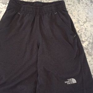 North Face grey pull on shorts